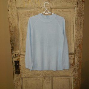 Lisa International Soft Light Blue Sweater Size L (JJ-1)